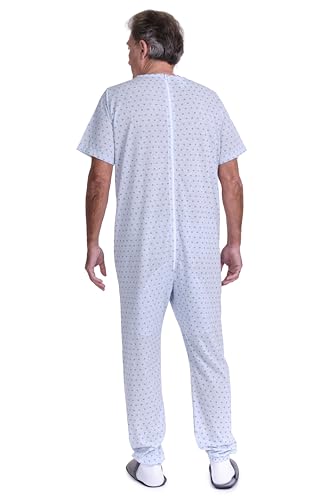 Pijama Tutone Sanitario FERRUCCI COMFORT para el Cuidado Familiar en Noches Cálidas de Verano 5