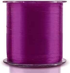 Monofilament Nylon Fishing Line, Extremely Strong and Durable 2-40LB for Saltwater & Freshwater Fishing (Purple, 20lb - 500m - 0.40mm)