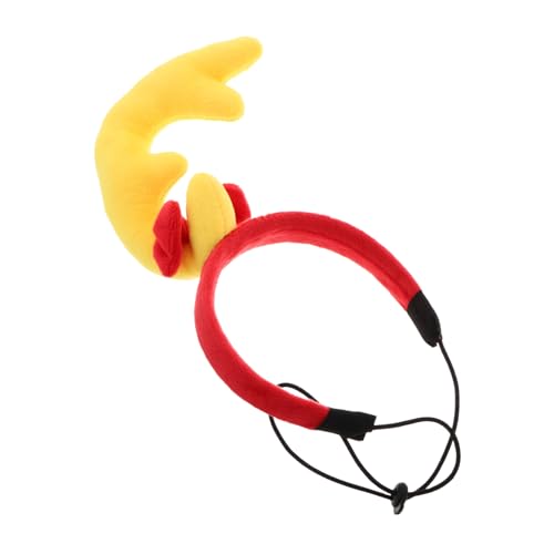 VICASKY Cute Dog Headband Adorable Photo Prop for Small Dogs Comfortable Animal Hair Accessory for Various Events and Pets S for Pet Photography and