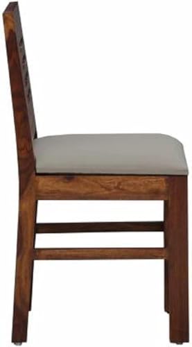 Image of Sheesham Solid Wood 8 Seater Dining Table for Living Room (Mahogany1)
