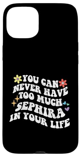 Retro Groovy You Can Never Have Too Much Sephira In Your Case for iPhone 15 Plus
