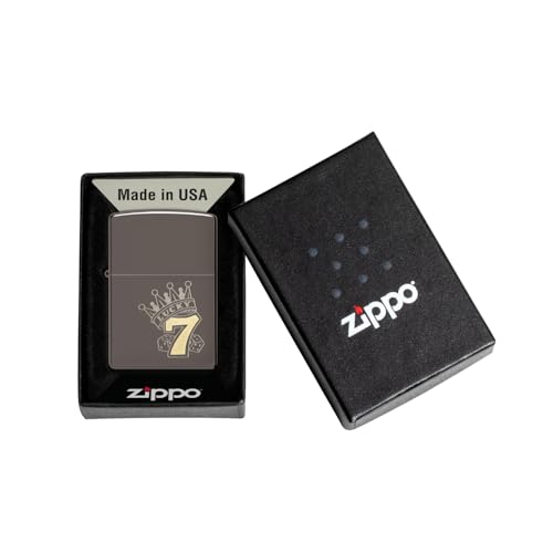 Zippo Lucky 7 Black Ice Encendedor de Bolsillo miniatura 4