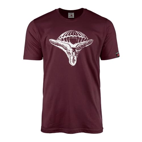 T-shirt insigne parachutiste Slovaquie haut de gamme avec finition barrette