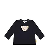 Steiff Baby-Mädchen Longsleeve T-Shirt, Navy, 86