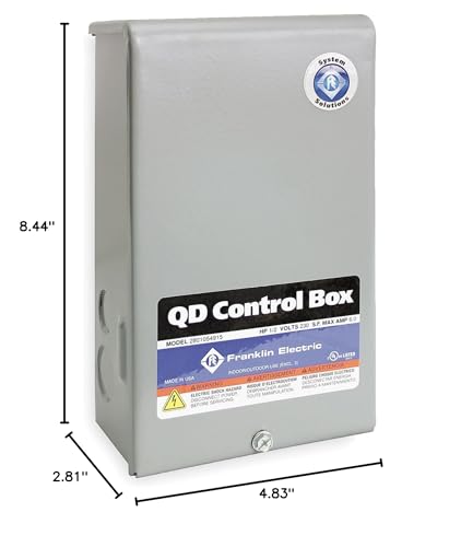 Franklin 2801044915 4” Control Box, 1/2 HP, 115 V, 1 PH, 3 Wire image 4