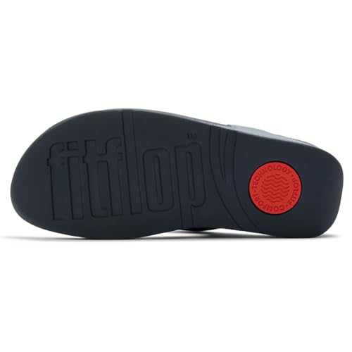 Image of FitFlop Womens Lulu Leather Toe Post Sandals