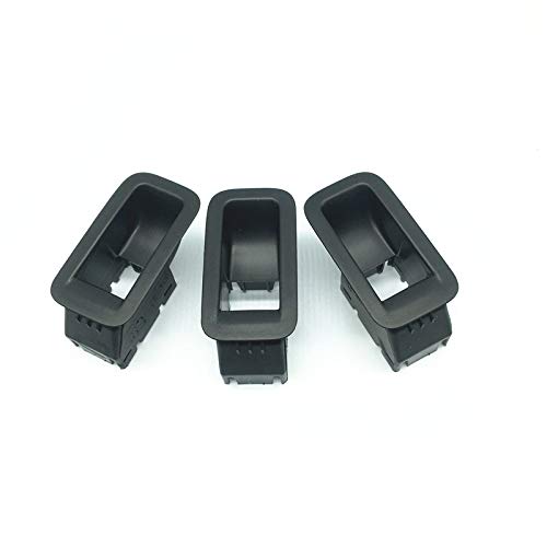 Car Interior Accessories Window Control Switch Button Frame Panel Bracket Box Compatible 2011-2017 6RU867255A 6RU 867 255 A(Color:3 Pcs Panel)