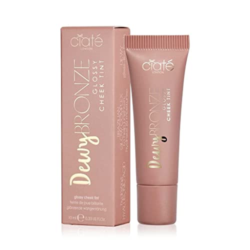 Ciate London Dewy Bronze Glossy Cheek Tint! Infused with Cupuaçu Extract, Hyaluronic Acid and Vitamin C! Brighten, Hydrate And Soften The Skin! Choose Your Bronzing Makeup! (Check Tint)