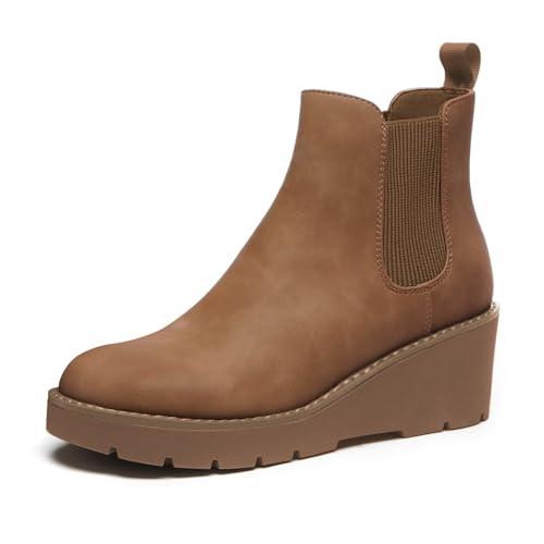 Athlefit Women's Chelsea Wedge Boots