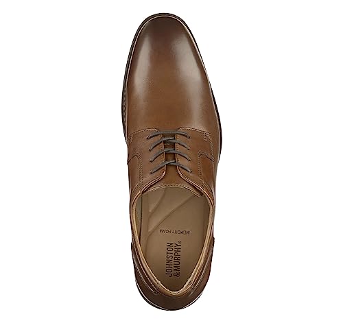 Johnston & Murphy Lewis Plain Toe Tan Full Grain 9 M (D)2