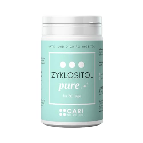 ZYKLOSITOL Pure | Inositolmischung im optimalen Verhältnis | Myo-Inositol und D-Chiro-Inositol | ohne Folsäure | PCOS Kinderwunsch Insulinresistenz Zyklus Hirsutismus | vegan & made in Germany