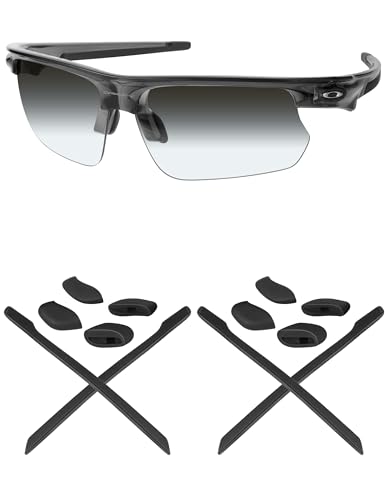 Almohadillas Mryok para Oakley Plazma OO9019 de repuesto en goma negra