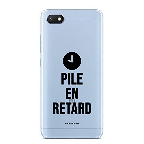 Carcasa Xiaomi Redmi 6A ZOKKO en color negro con diseño Pila de retardo