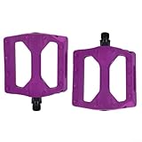 Photo Gallery sisinkal pedali per bicicletta in plastica e nylon, per mountain bike, con albero in acciaio, impugnatura antiscivolo a doppio cuscinetto (viola) Photo Gallery sisinkal pedali per bicicletta in plastica e nylon, per mountain bike, con albero in acciaio, impugnatura antiscivolo a doppio cuscinetto (viola)