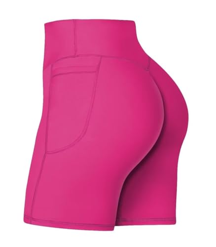 Image of Sunzel No Front Seam Biker Shorts for Women with Pockets, Yoga Workout Gym Bike Shorts with Tummy Control | 3, 5 Or 8-Inch Inseam, High Waisted, No Front Seam, Side Pockets, Buttery Soft, Compression Fit, Squat Proof, Tummy Control