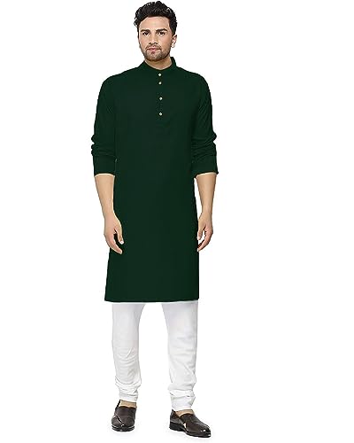 Image of GOLAZO Men's Cotton Kurta Pyjama Set Combo - Pack of 2 | Traditional Ethnic Wear for Festivals & Celebrations