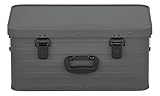 Enders® Alubox Toronto M Grey, 47 Liter, Aluminium Box 1 mm Wandstärke, spritzwasserdicht, stapelbar - Alukiste, Metallkiste, Metallbox mit Deckel - verwendbar als Transportbox, grau #3886