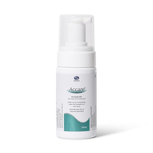 Image of Foaming Face Wash with Tea Tree Oil, Salicylic Acid, Glycolic Acid and Aloe Vera | Clears Acne, Removes Blemishes, Hydrates Skin | Suitable For All Skin Types- 100ml (Pack of 1)