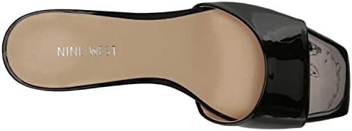 Nine West Women's INYA Heeled Sandal, Black 001, 7 | Image 4
