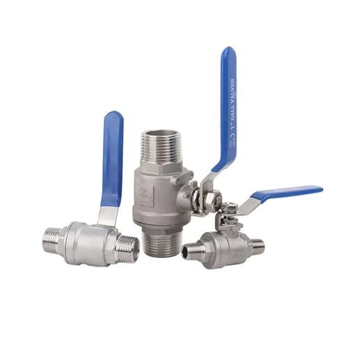 Vanne 2 pièces en acier inoxydable 304 avec levier ergonomique - 2