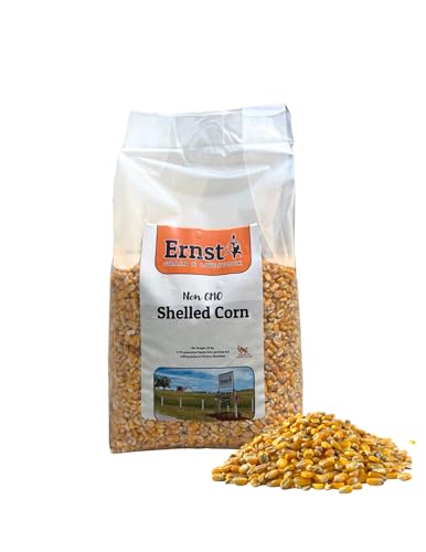 Ernst Grain & Livestock Nonâ€‘GMO Shelled Corn Feed â€“ Premium Whole Kernels â€“ 10â€¯lb Bag â€“ Allâ€‘Natural, Unprocessed Grain Meal for Poultry, Livestock & Small Animals - Feed Grade