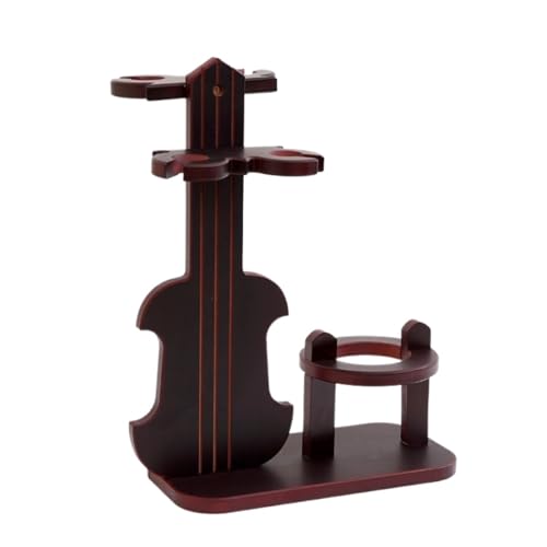 Soporte para botellas con diseño de violín y porta copas miniatura 1