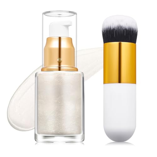 Líquido Potenciador De La Piel Brillo Natural Brillante Para Rostro Y Cuerpo Para Pieles Sensibles Y Uso Diario Rostros Líquido Iluminador Aceite Corporal Brillante