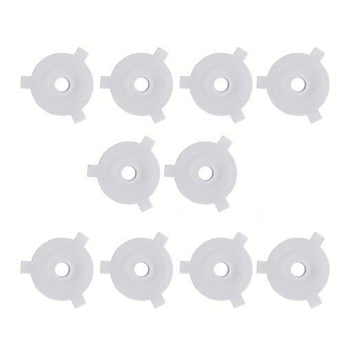 perfk 10 Piezas de Anillos reductores de Pantalla de lámpara, Anillos adaptadores, reemplazo de Pantalla de luz, Accesorios de lámpara livianos, arandela, E27 a 11 mm