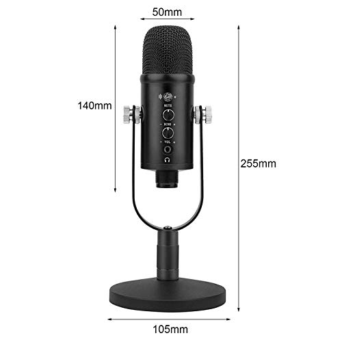rebirthesame Professionelles USB Mikrofon Professionelles USB-Kondensatormikrofon Mit Wechselbarer Richtcharakteristik… – Bild 3