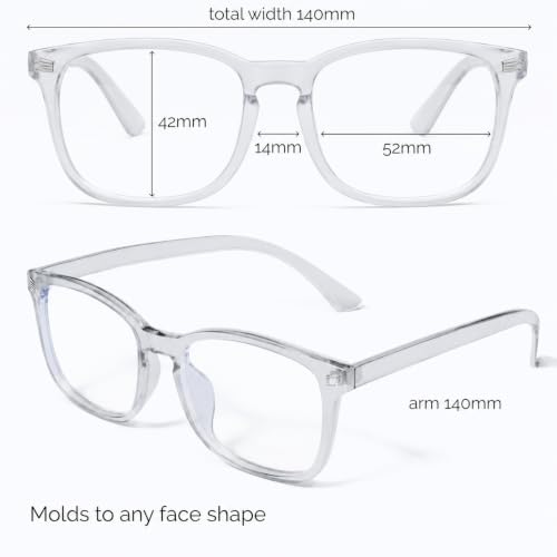 Image of livho High Tech Blue Light Glasses - Advanced Blue Light Blocking Computer Glasses - Screen Fatigue & UV Protection