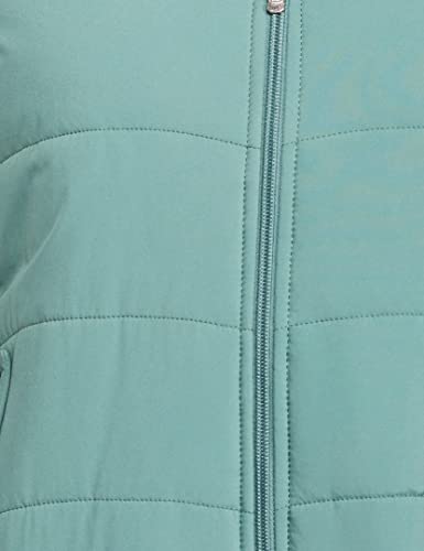 Image of Qube By Fort Collins Women's Puffer Jacket with Ribbed Hem - Trendy Lightweight Winter Wear for Casual & Street Style