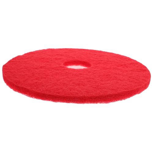 SHERCHPRY Ergonomic Floor Cleaning Pad Red Floor Scrubber Pad for Hardwood Marble