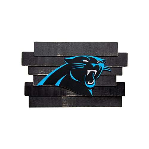 FOCO Carolina Panthers NFL Staggered Wood Logo Sign by FOCO - Used condition - US$29.24