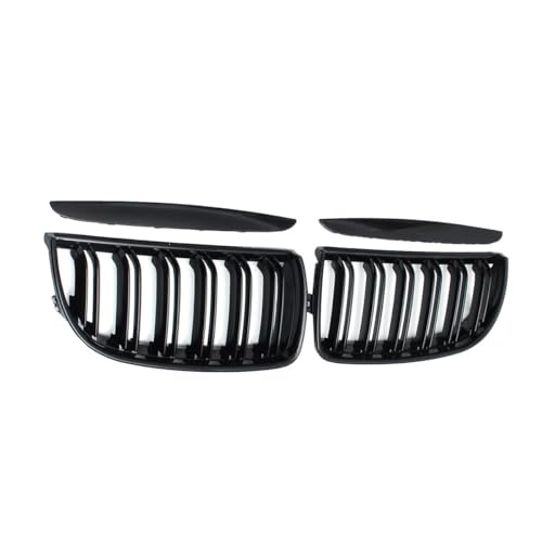 Rejilla de parachoques delantero E90 E91 2005-2008 con párpados de capó 3