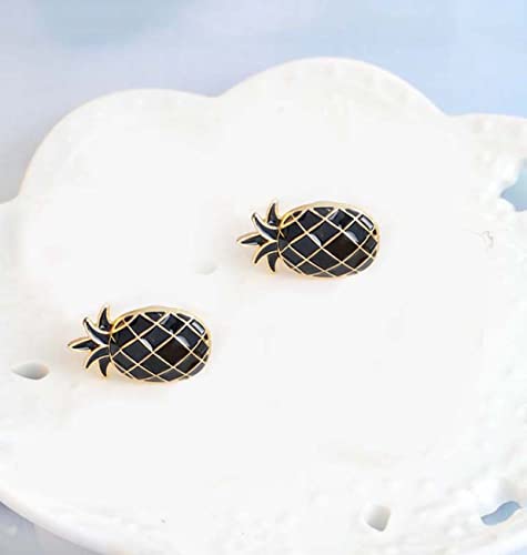 Image of 2 Piece Sweet Pineapple Enamel Pin Hat Pin Brooch Pin Badge Pin Funny Fashion Fruit Lapel Pin Jewelry