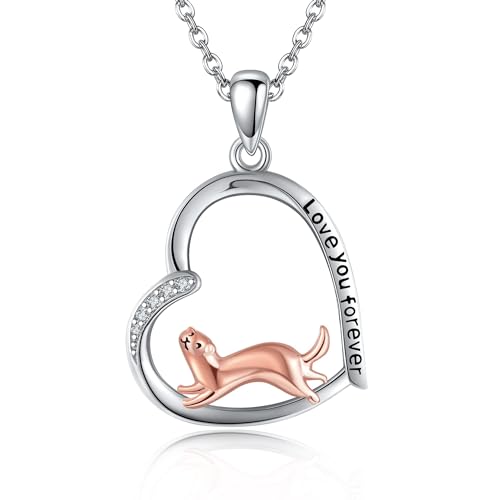 JERWLI Collar de plata de ley 925 con colgante de corazón, regalo para mujer, regalo de Navidad para el día de San Valentín, 21mm * 20mm pendant with a 20-inch chain, Plata esterlina, Circonia cúbica JERWLI Collar de plata de ley 925 con colgante de corazón, regalo para mujer, regalo de Navidad para el día de San Valentín, 21mm * 20mm pendant with a 20-inch chain, Plata esterlina, Circonia cúbica