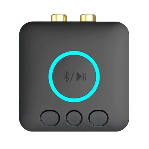 AMIUHOUN Qualcomm Bluetooth 5.1 Empfänger zu Aux/Alter Audio Verstärker Wireless Audio Player Verlustfreie Klangqualität, einfach zu bedienen, feine Verarbeitung