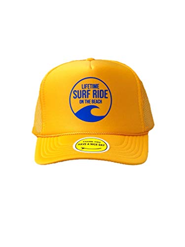 ON THE BEACH [オンザビーチ] メッシュキャップ 全10色 缶バッジ付き 生涯波乗宣言 サーフ ビーチ 夏 海 帽子 OTB-MC5
