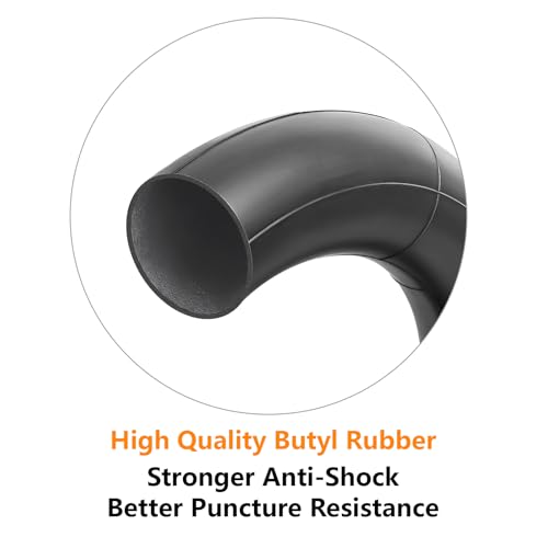 Image of 16x3.0 Replacemen Inner Tube, 16 x 3.0 Bike Tube with Bent Valve Stem Compatible with 16x3.0 16x3.25 16x3.5 E-Bikes Electric Scooters Mopeds Chopper Bikes and Folding Bikes 2Pcs