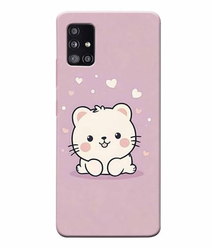 Image of Printed Hard Back Case Cover & Compatible for Samsung Galaxy M51 | Toyes Panda (Multicolor) - D1186