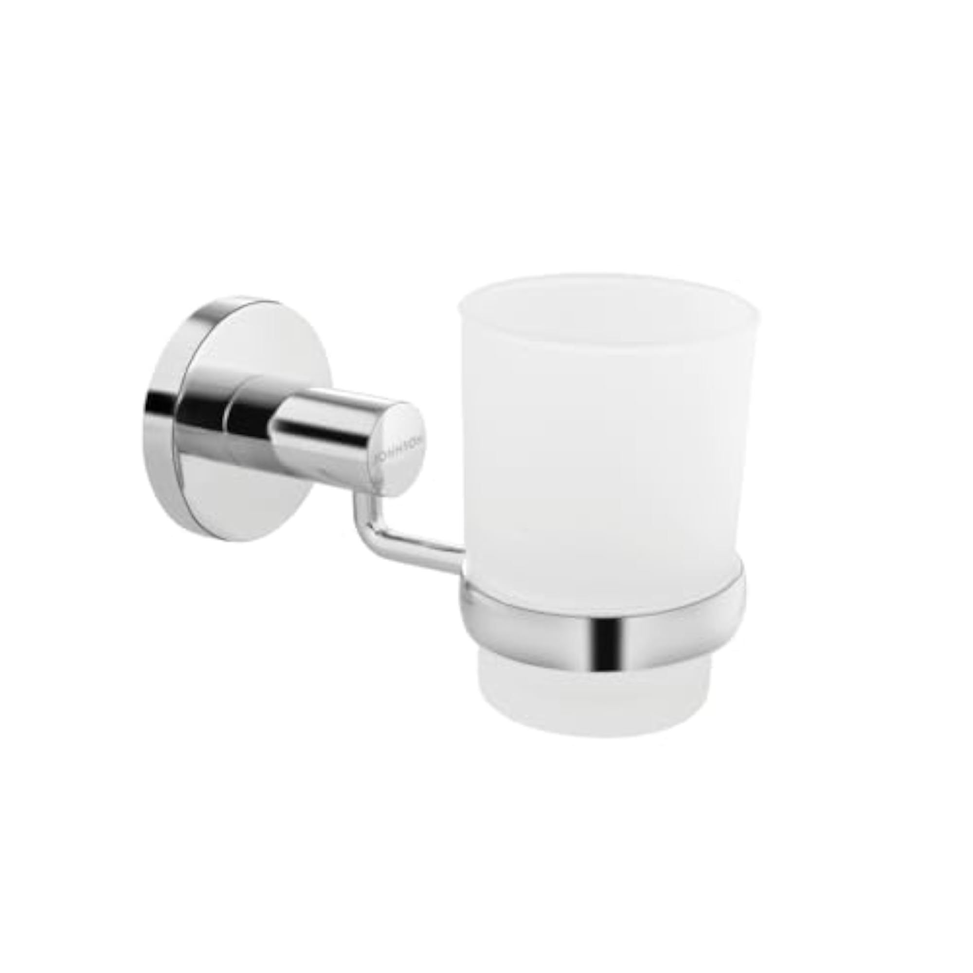 Delta Frosted Glass Toothbrush Holder Tumbler Stand