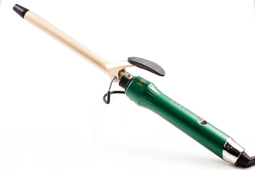 Image of HNK Professional Green EMERALD 16MM Hair Curler with Digital Temperature Control - Fast 15 Sec Heat Up | Instant Heat Recovery | Soft Touch Grip | 3m Swivel Cord | Available in 8 Barrel Sizes (9mm-32mm)