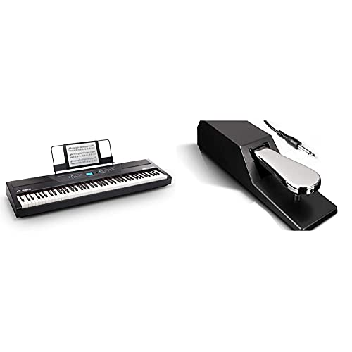 Alesis Recital PRO – Piano Numérique avec Un Clavier de 88 Touches à Mécanique de Marteau & ASP-2 – Pédale de Sustain… - Les Beatles, Paul McCartney, John Lennon, RIngo Starr, George Harrison Alesis Recital PRO - Piano Numérique avec Un Clavier de 88 Touches à Mécanique de Marteau & ASP-2 - Pédale de Sustain…