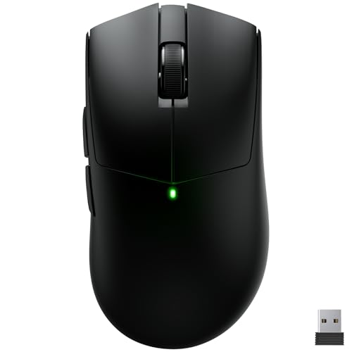 Burstiger Claw Wireless Gaming Mouse, 55g Lightweight, 26000 DPI PAW3395 Sensor, 5 Programmable Buttons