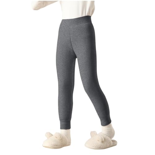 Leggings Térmicas para Niña,Legging con Forro Polar Infantiles Cintura Alta Elástica Mallas Casual Elásticos Calentitos Invierno Slim Fit Largos Pantalones Ropa para Niños 2-15 Anos