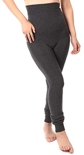 [kasane Lab] [カサネラボ]内絹外綿の腹巻パンツ (10分丈) (チャコール) [日本製/奈良県広陵町]