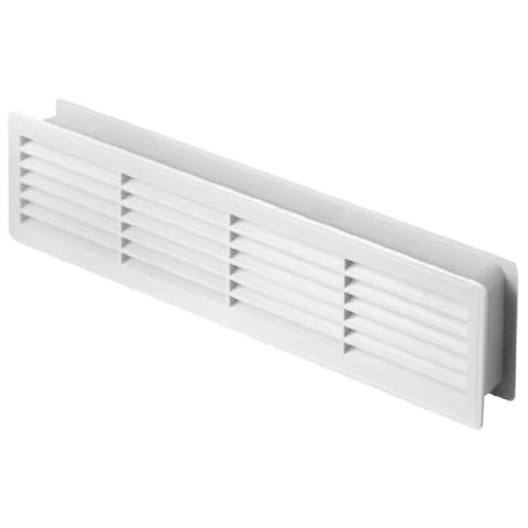Door Air Vent Grille 460x135mm (18.1x5.3inch)Two Sided "WHITE" Ventilation Cover High Quality ABS Plastic Cover