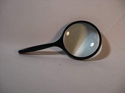 Sonnet Industries 8121 4 in. Glass Lens Magnifier, Black