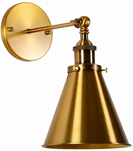 Lámpara de pared E27 oro nórdica postmoderna minimalista para decoración de comedor y dormitorio