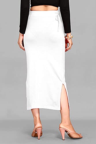 Image of ALYNE Blended Saree Shapewear Petticoat for Women, Women's Blended FullElastic with Drawstring Saree Shapewear, Skirts for Women,Shape Wear Dress for Saree